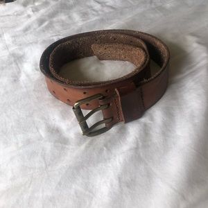 Leather belt